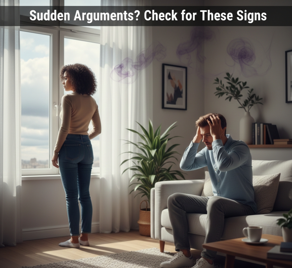 Signs of sudden arguments and Negative energy in love in relationships for couples in Canada
