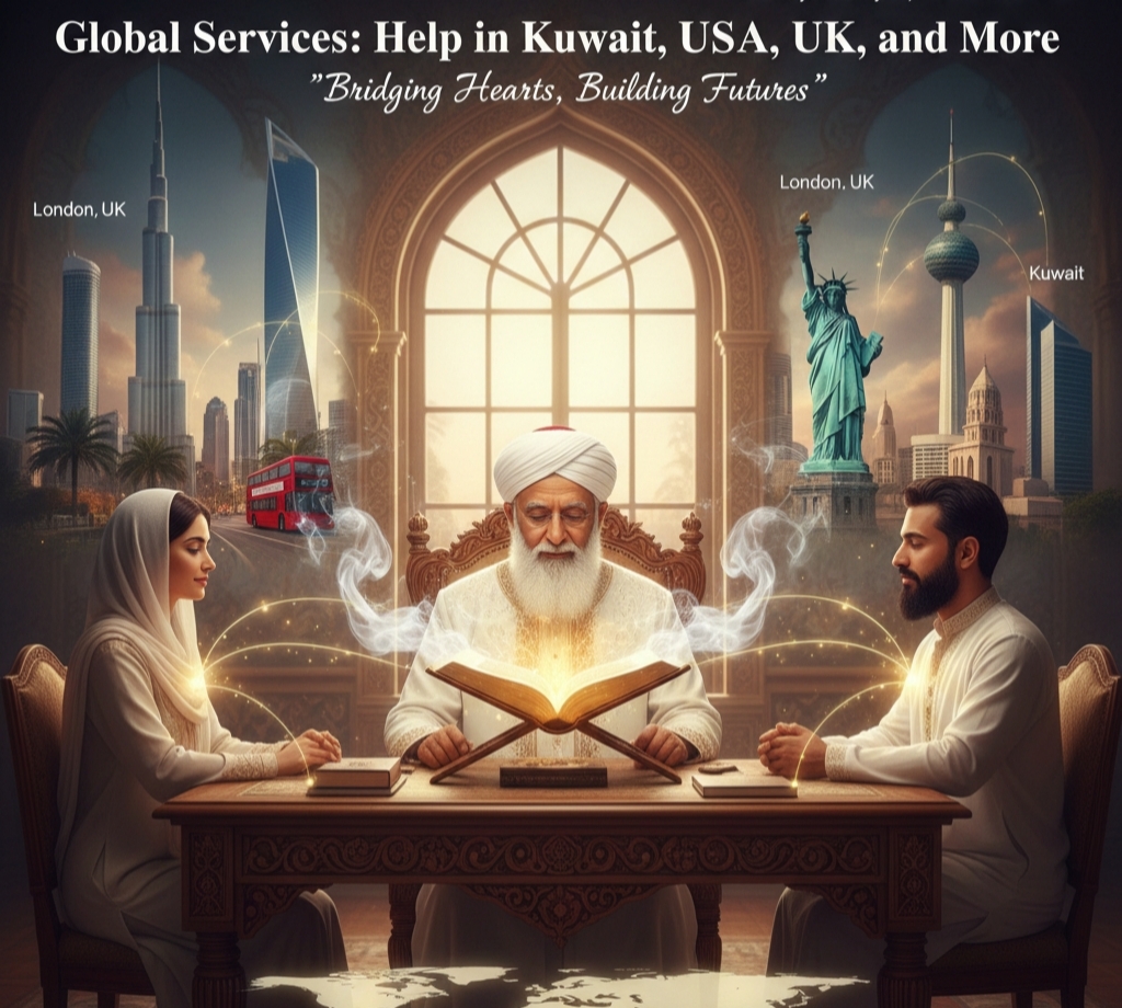 Husband wife dispute solution expert Sarkar Syed Baba Shah Nawaz Alam global services.